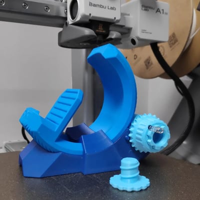 3D Printed Herringbone Gear Phone Stand