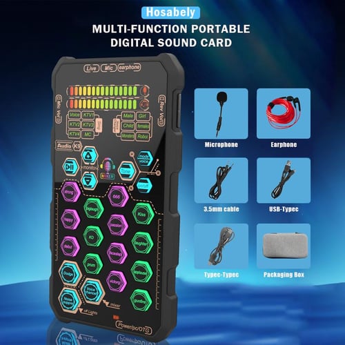 SK9 handheld mini sound card